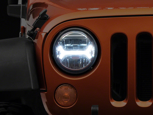 Raxiom LED Halo Projector Headlights; Chrome Housing; Clear Lens