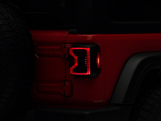 Raxiom LED Tail Lights; Black Housing; Smoked Lens