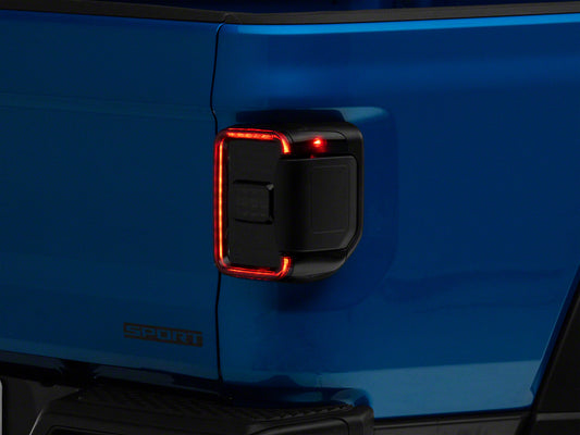 Raxiom LED Tail Lights; Black Housing; Smoked Lens