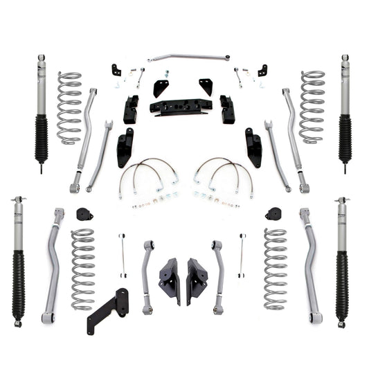 3.5 Inch Extreme Duty 4-Link Long Arm Lift Kit With Mono Tube Shocks