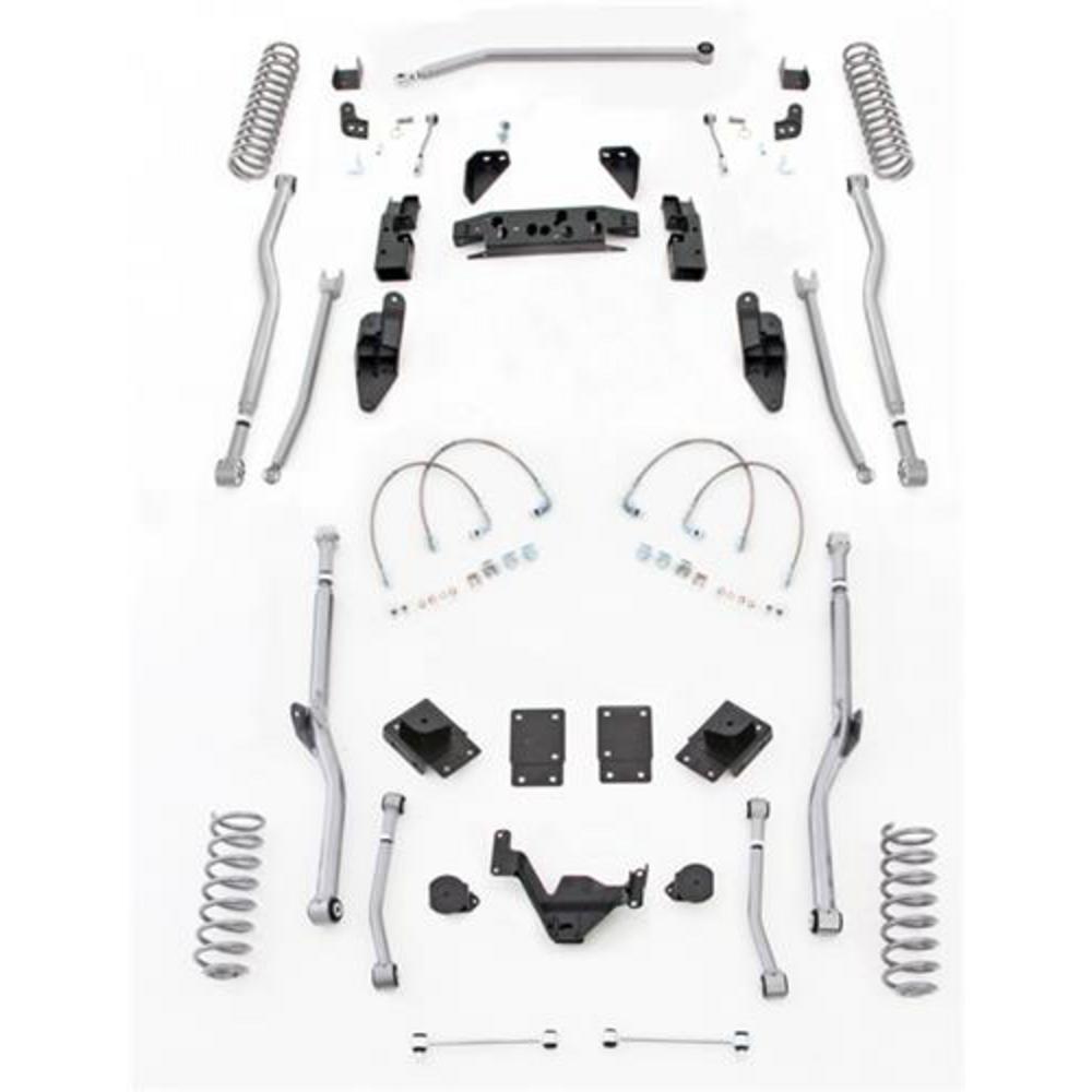 3.5 Inch Extreme Duty 4-Link Long Arm Lift Kit With Mono-Tube Shocks