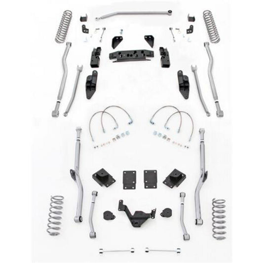 3.5 Inch Extreme Duty 4-Link Long Arm Lift Kit With Mono-Tube Shocks