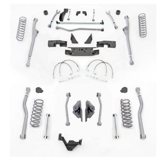 4.5 Inch Extreme Duty Radius Front/Rear 4-Link Long Arm Lift Kit - No Shocks