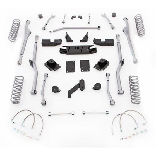 3.5 Inch Extreme Duty Radius Long Arm Lift Kit With Mono Tube Shocks