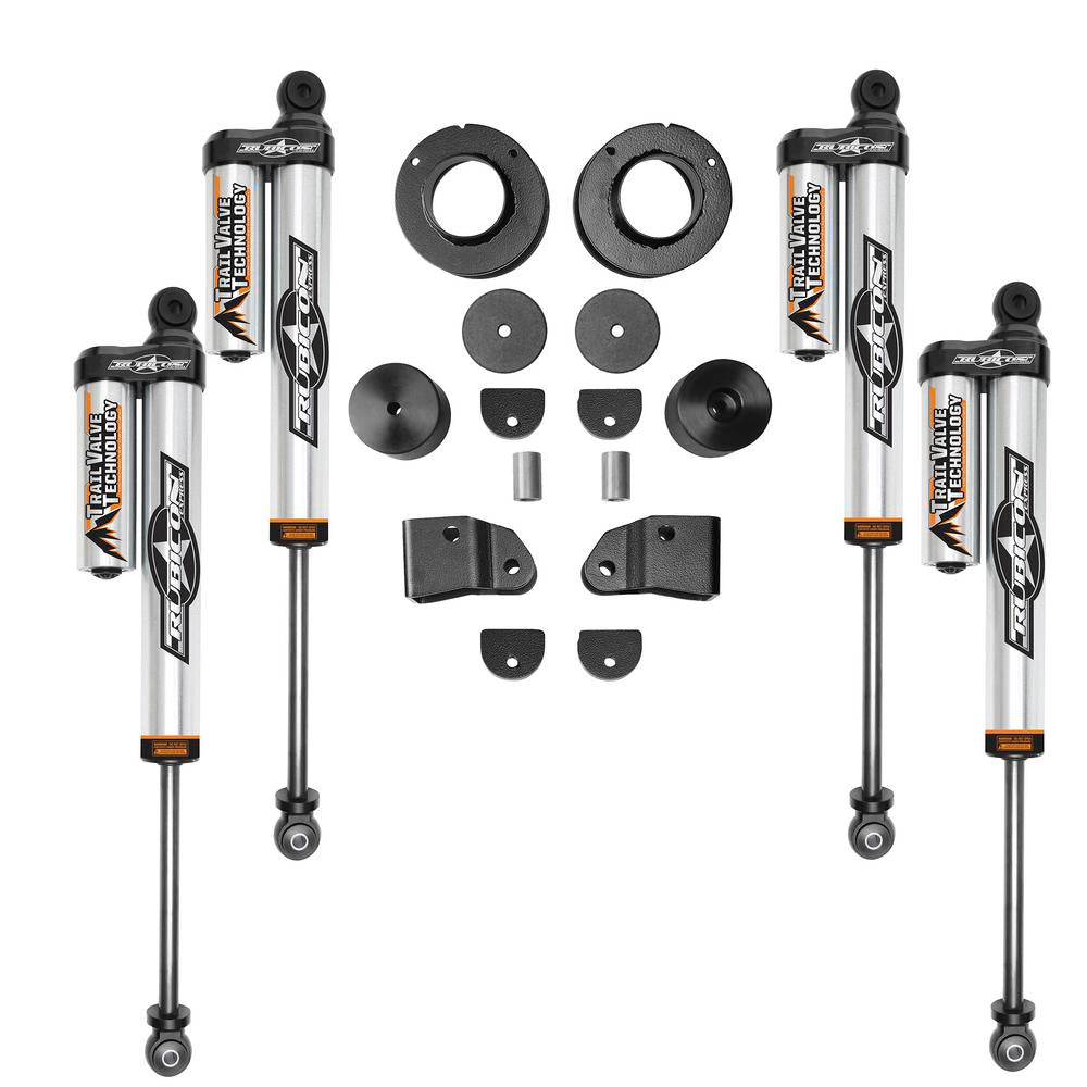 Rubicon Express 2" Economy Lift Kit With 2.5 Piggyback Reservoir Shocks