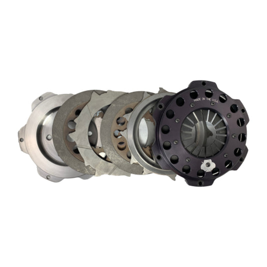 7.25 Triple Disc: GM Kit With 2 Pc. Crk: Button Style Flywheel 1.125 X 26 Spline