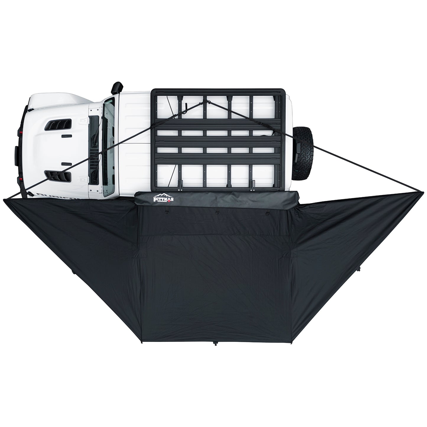 180 Awning - Black - Universal Fit - 1.5