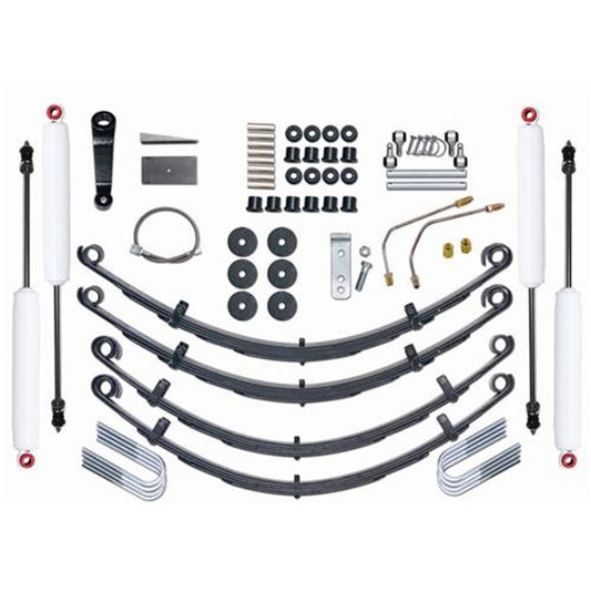 4.0 Inch Standard Leaf Spring Lift Kit With Twin Tube Shocks