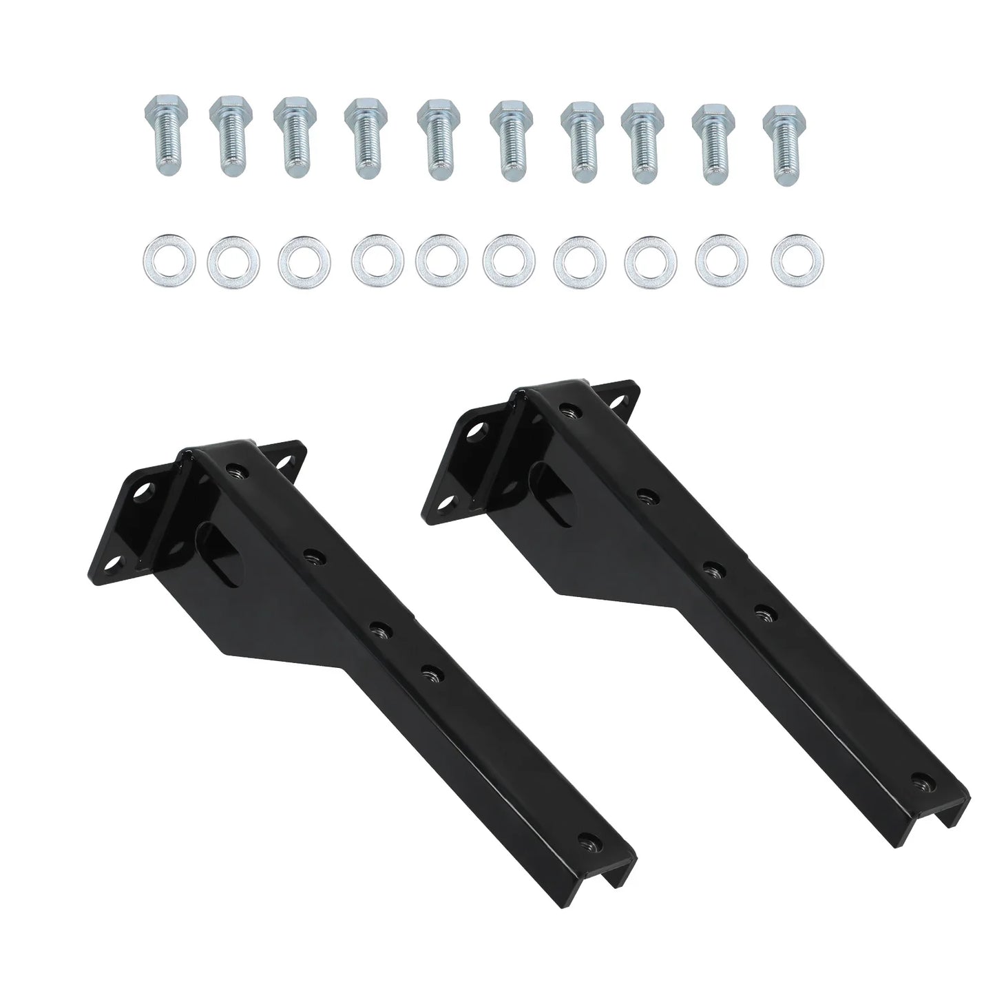 2 PCS Welded Upgrated Rear Bumper Brackets for Jeep Cherokee XJ