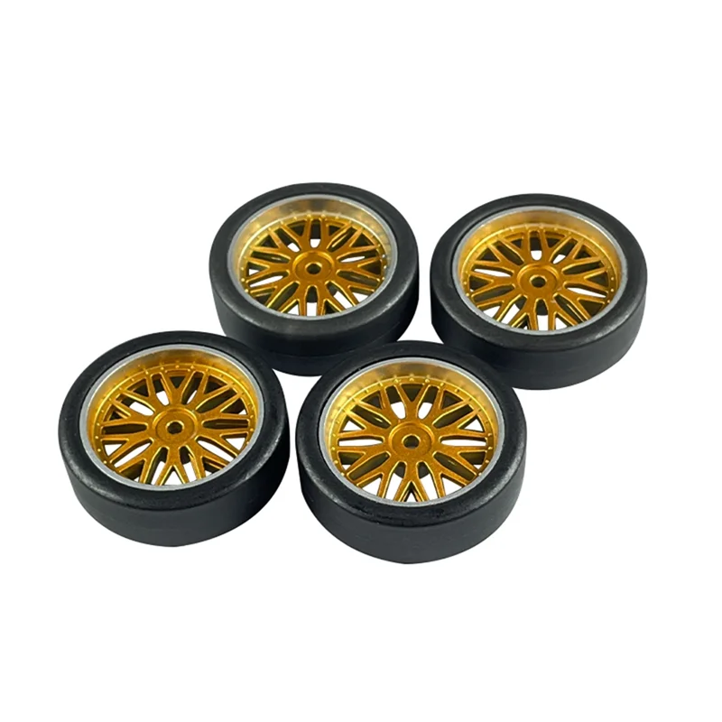 4Pcs 32mm RC Drift Tire Wheel Tyre for LDRC AE86 1/18 RC Car Upgrade