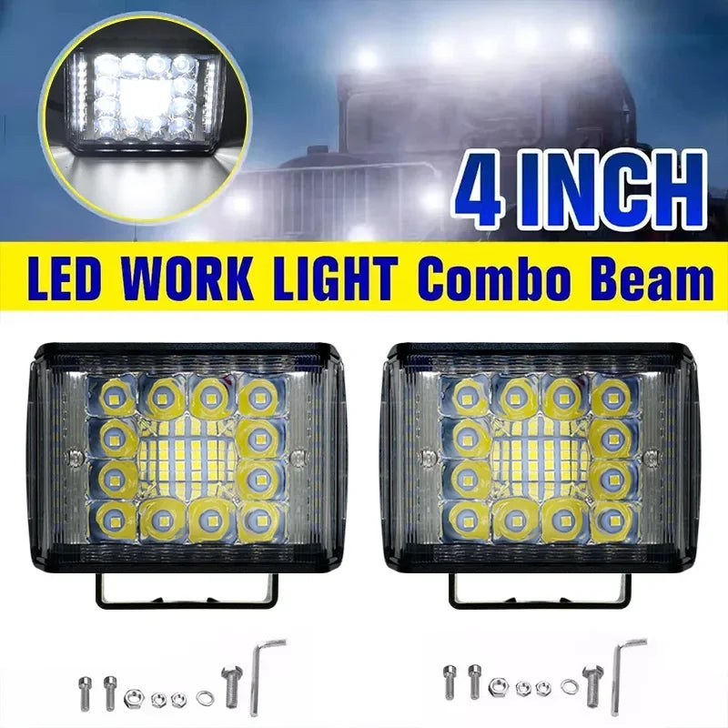 Three-sided Illuminated Work Light Wrangler Off-road Vehicle Modified