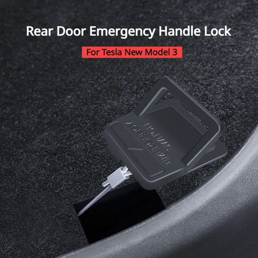 2PCS Rear Door Emergency Handle Lock for Tesla New Model 3 Highland