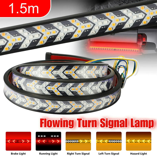 1~2M Car LED Tail Light Flexible Warning Flashing light DC12V/24V