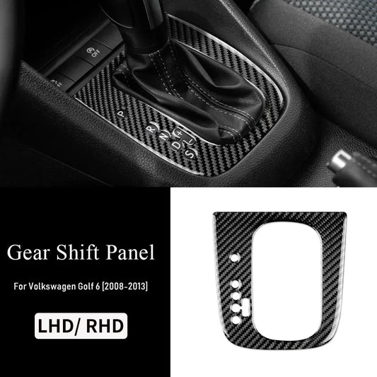 Real Soft Carbon Fiber Sticker LHD RHD for Volkswagen VW Golf 5 Golf 6