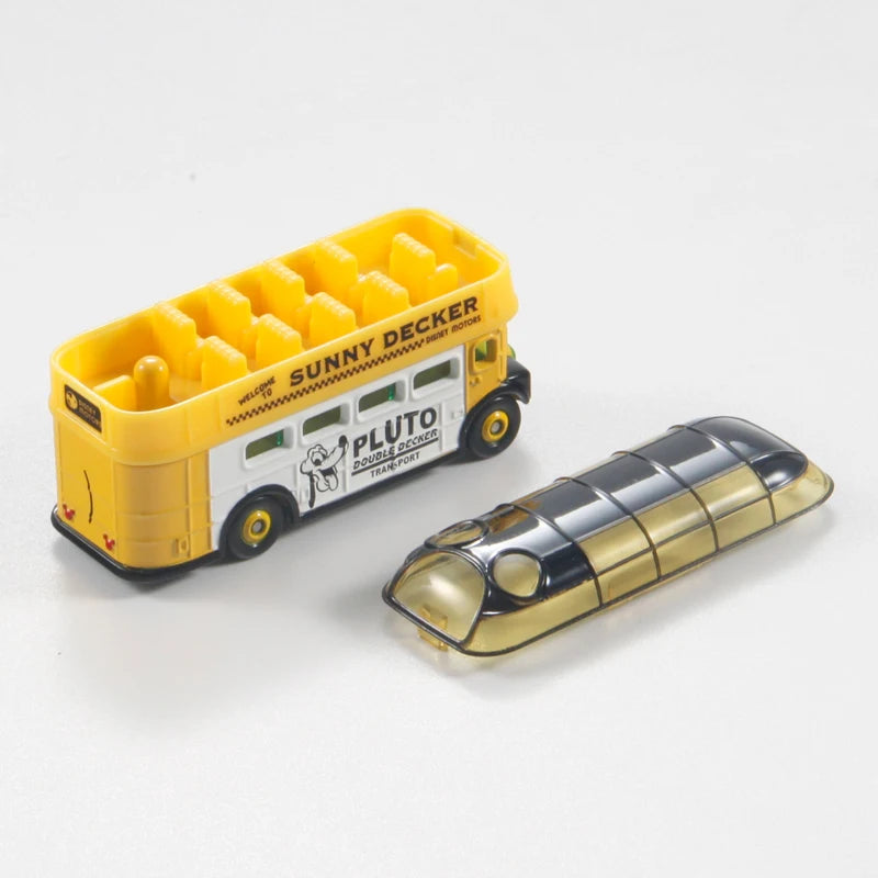 TAKARA TOMY Tomica Disney Pluto Sunshine Bus Motor Vehicle Model