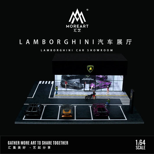 TimeMicro+MoreArt Lamborghini  Nissan assembled car showroom light