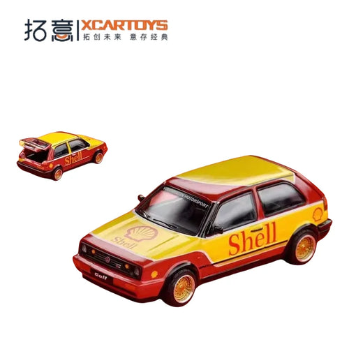 XCARTOYS 1:64 POPRACE SHELL Toyota Yaris Honda FL5 Volkswagen Golf