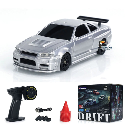 1/43 4WD Mini Drift Race Car RTR Remote Control Toy Car Tyres Radio