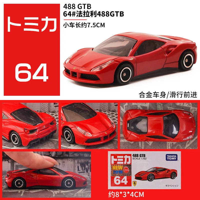 Takara Tomy Tomica Ferrari 1/62 Mini Diecast Alloy Model Car Toys