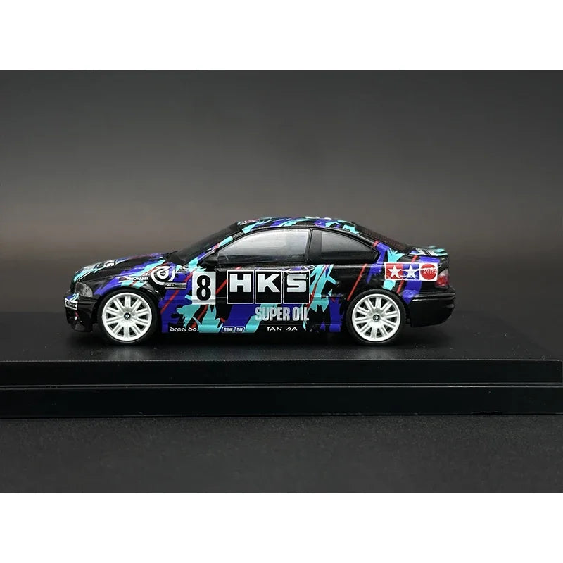 1:64 E46 M3 HKS Diecast Diorama Car Model Collection Street Warrior