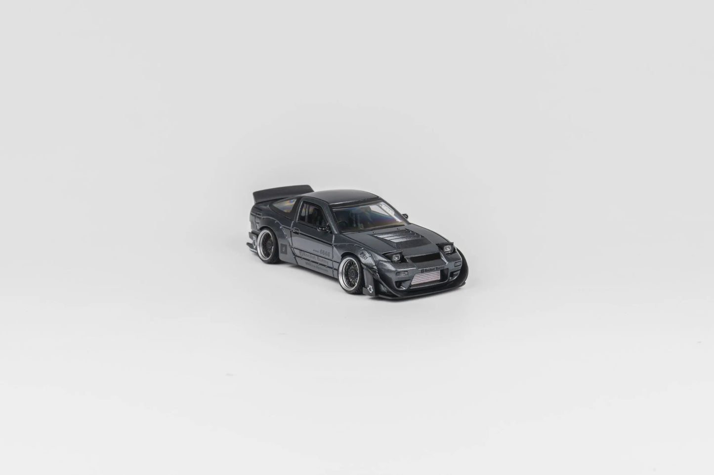 **Pre-order ** MicroTurbo MT 1:64 S13 Silvia 180SX Matt Grey  Diecast