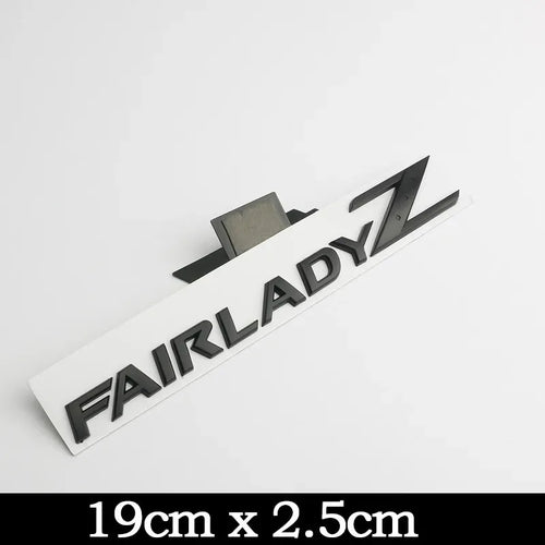 3D Letters Fairlady Z Logo Rear Boot Trunk Emblem Badge For Nissan