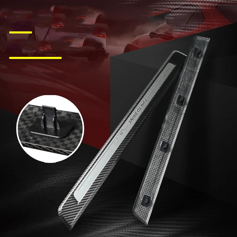 tantan Carbon Fiber Interior Accessories Replacement Threshold Door