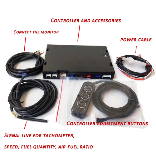 7 Colors Car Greddi Sirius LCD OBD2 Gauge Turbo Boost Water .Temp Oil