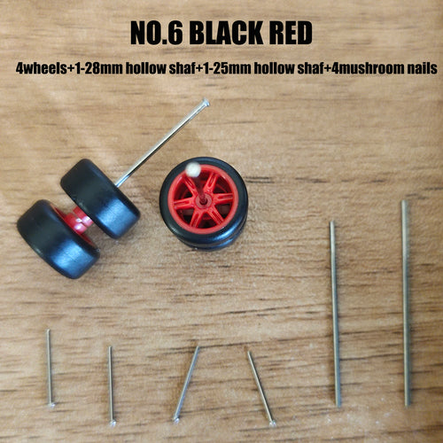 1: 64 Custom Alloy Car Hot Wheels Model Modification Accessory Tires