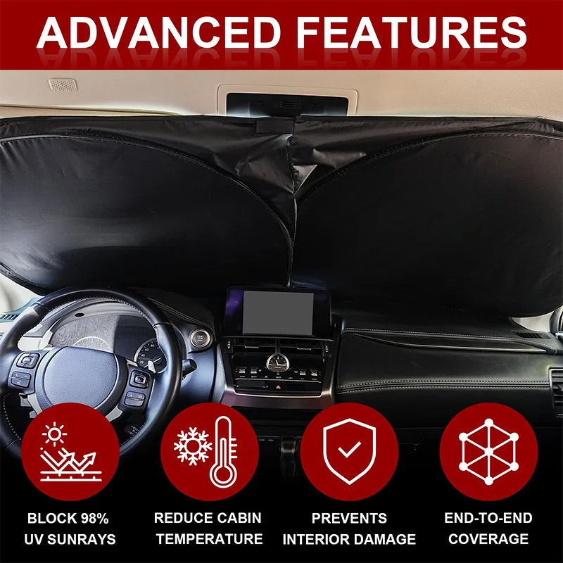 Upgraded Windshield Sunshade for Tesla Model 3 Highland 2024 Car