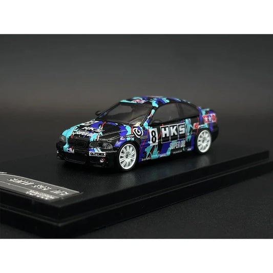 Street Warrior 1:64 E46 M3 HKS Diecast Diorama Car Model Collection