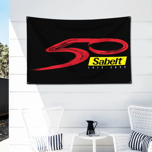 Sabelts Racing Flag Polyester Digital Printing Banner 4 Sizes for