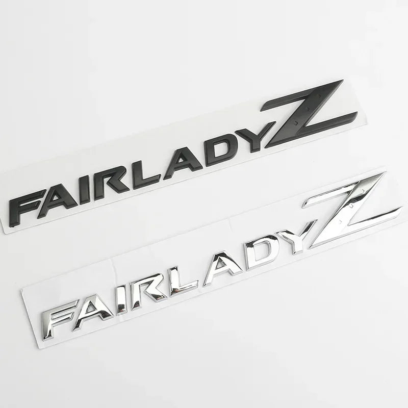 3D Letters Fairlady Z Logo Rear Boot Trunk Emblem Badge for Nissan