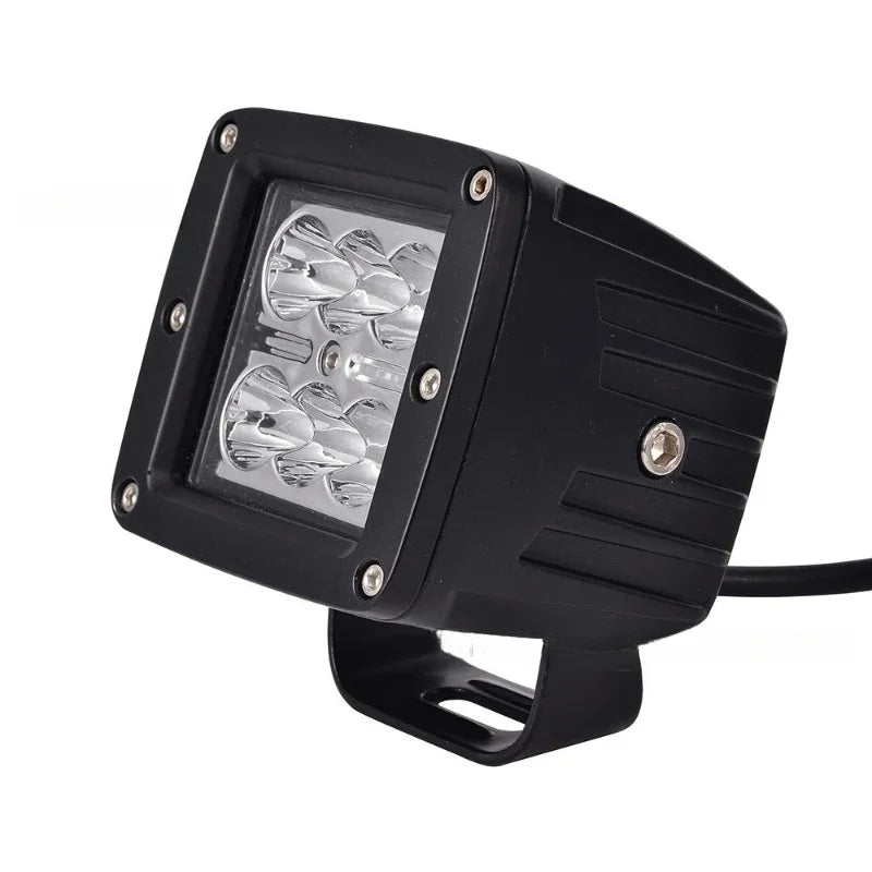 Square Work Light Off-road Vehicle Modified LED Front Spotlight Square