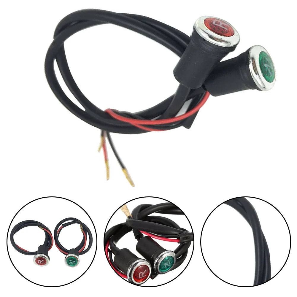 2pcs DC 12V Motorcycle ATV Indicator Light Reverse Light Neutral Light