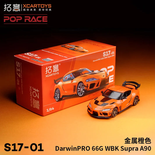 Xcartoys Poprace 1/64 Supra A90 DarwinPRO 66G Diecast Model Car Sports