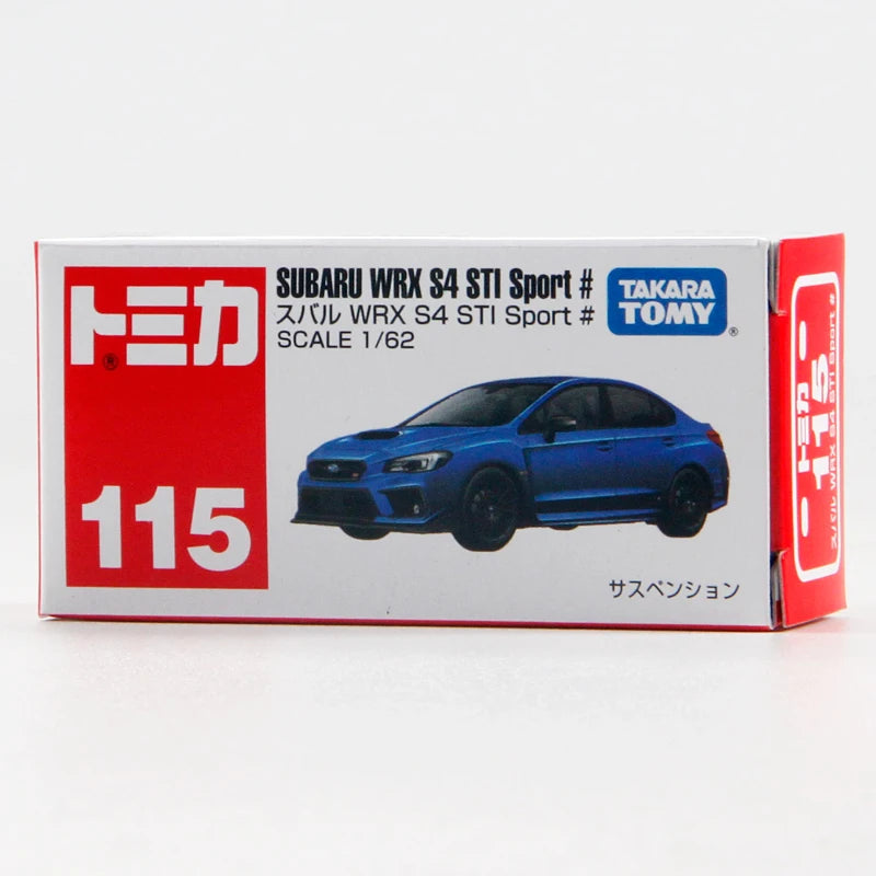 TAKARA TOMY Tomica NO.115 Subaru WRX S4 Sports Coupe Scale 1/62 Mini