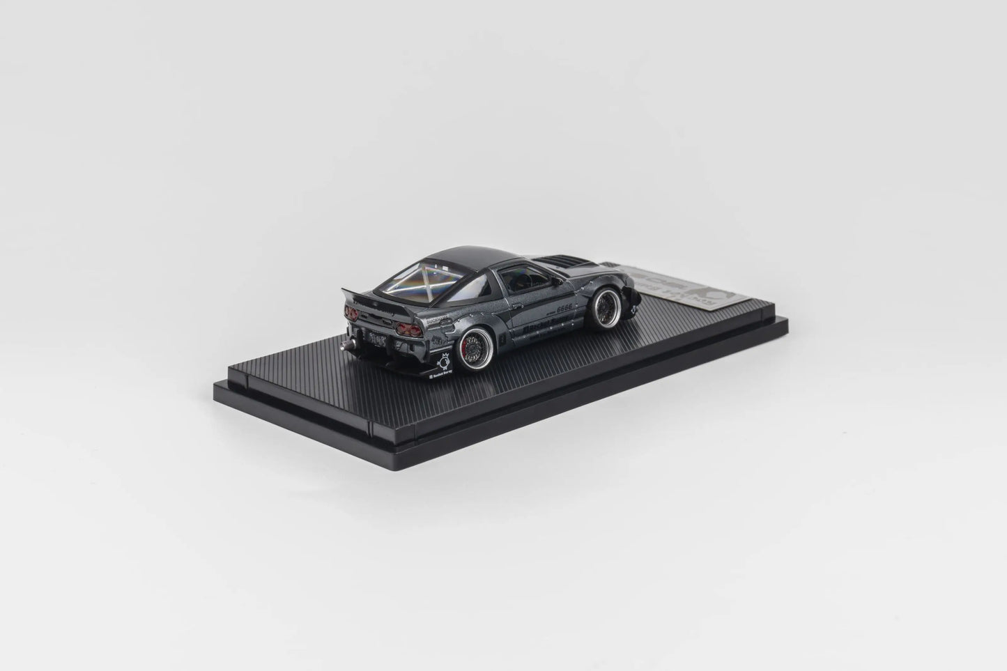 **Pre-order ** MicroTurbo MT 1:64 S13 Silvia 180SX Matt Grey  Diecast