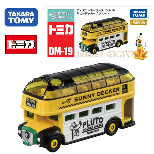 TAKARA TOMY Tomica Disney Pluto Sunshine Bus Motor Vehicle Model