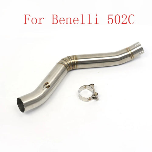 502 Motorcycle Exhaust Middle Link Pipe For Benelli 502C 502X TRK502