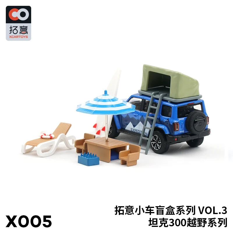 XCARTOYS 1:64 Tank 300 SUV Random Blind Box Diecast Simulation Model