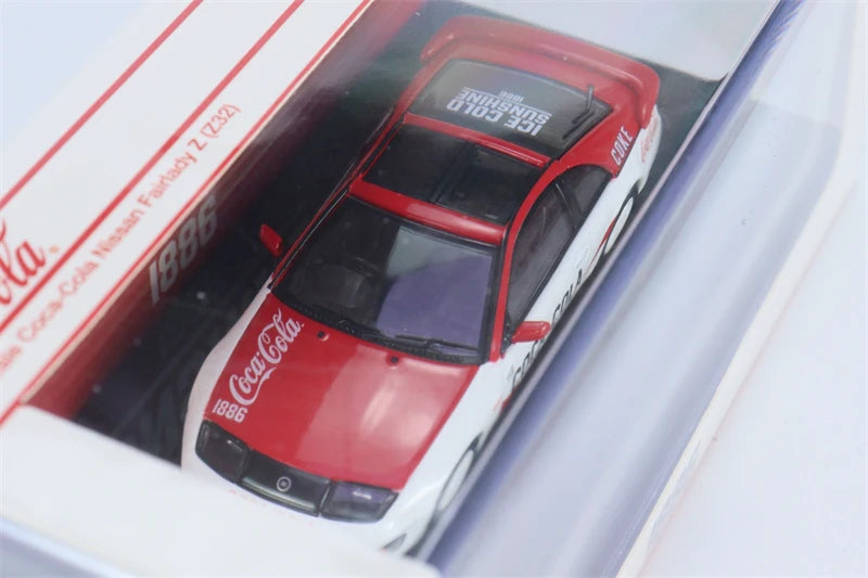 TINY X INNO 1:64 NISSAN FAIRLADY Z S30 & Z32 ColaRed 2Car Set Diecast