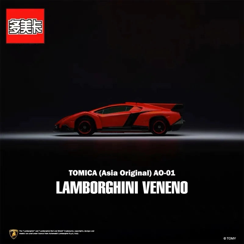 Takara Tomy Tomica AO-01 Lamborghini Veneno Mini Diecast Alloy Model