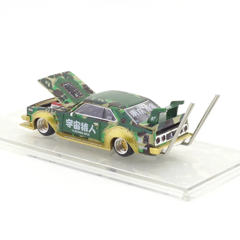 XCARTOYS POPRACE 1/64 Microalloy Die Cast Automotive Model BAPE 30th