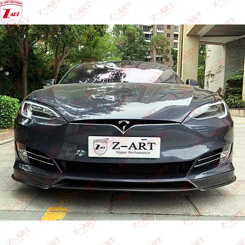 Z-ART R Carbon Fiber Aerokit for Tesla Model S Carbon Fiber Wide Body