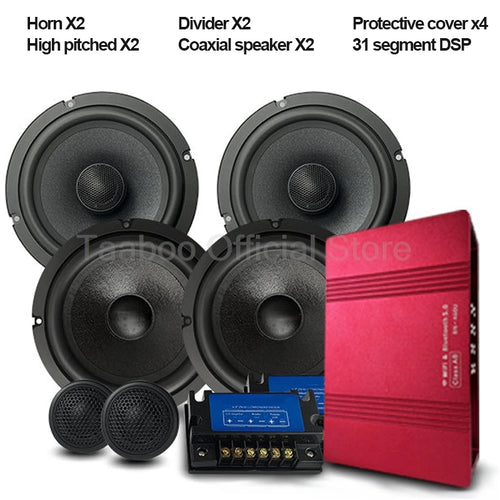 6.5 Inch Super Subwoofer with Tweeter 120W High Power Speaker HiFi Car