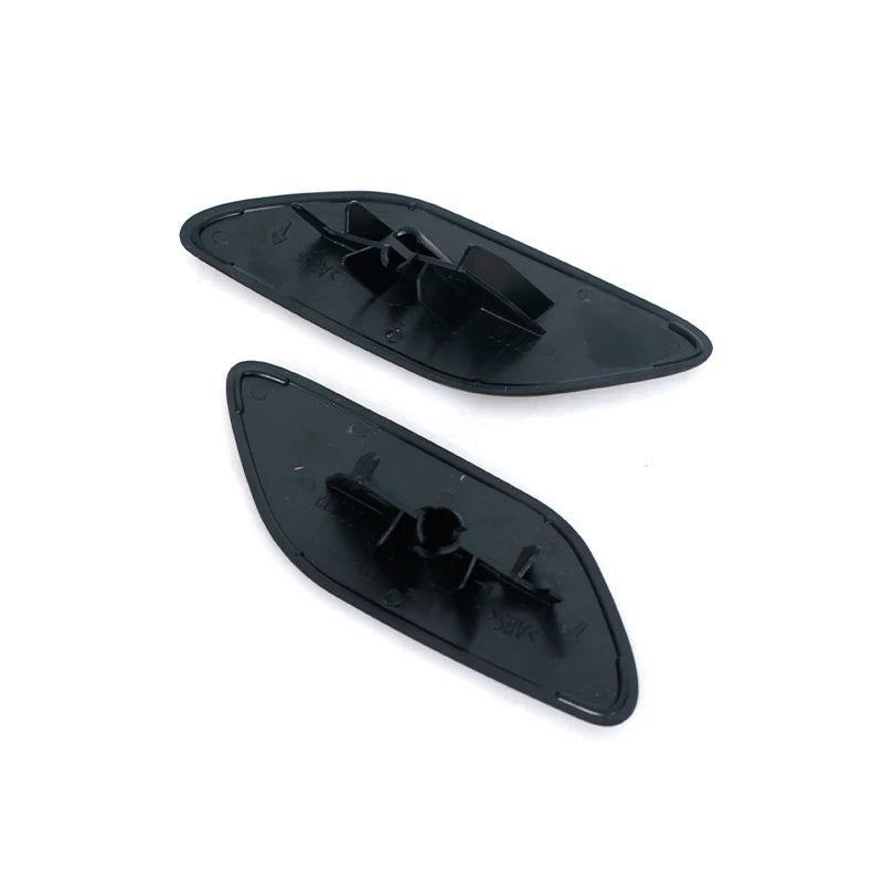 1Pair Front Bumper Head Light Lamp Washer Spray Nozzle Cover Lid Cap