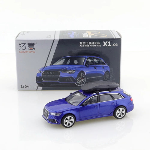 XCARTOYS 1/64 Audi RS6 C7 Black Cars Alloy Toys Motor Vehicle Diecast