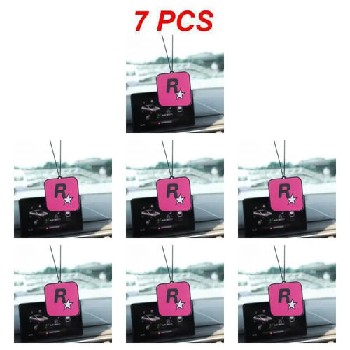 1~10PCS Trend car fragrance R star car long-lasting aromatherapy