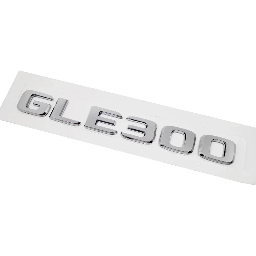 ABS Plastic GLE63 GLE300 Trunk Rear Logo Badge Emblem Sticker For